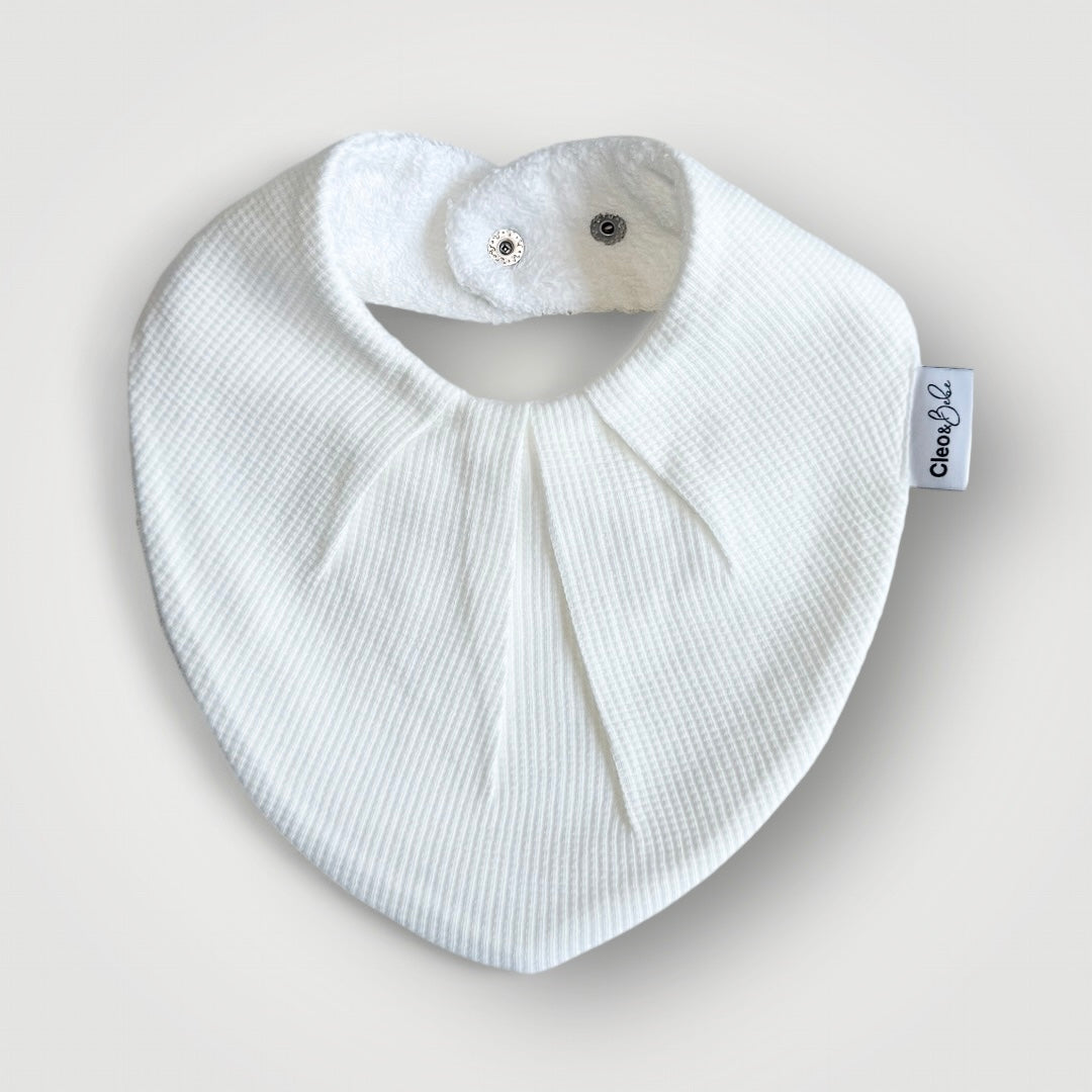 Waterproof Bib Bandana - Milk Waffle