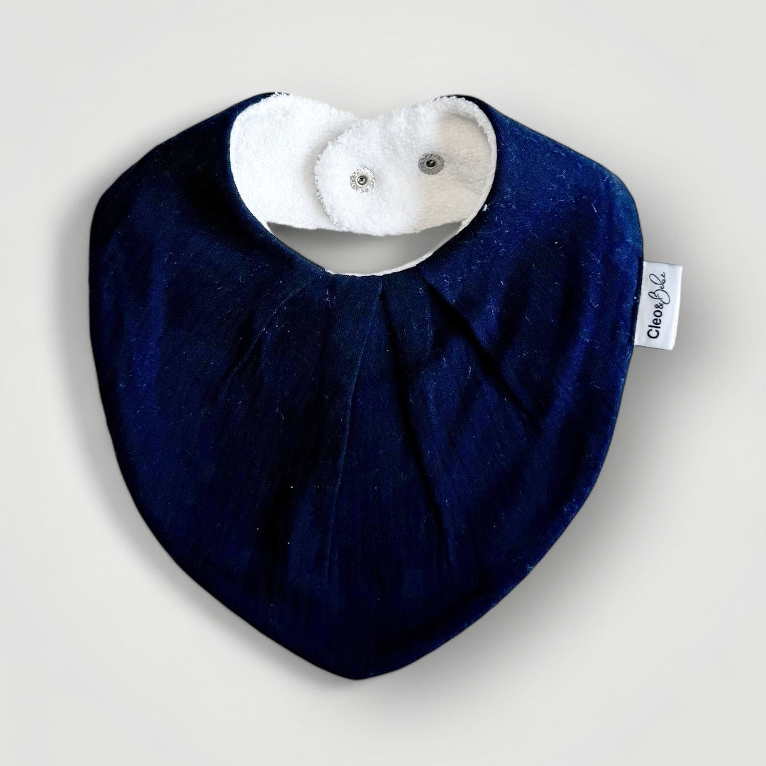 Waterproof Bandana Bib - Navy