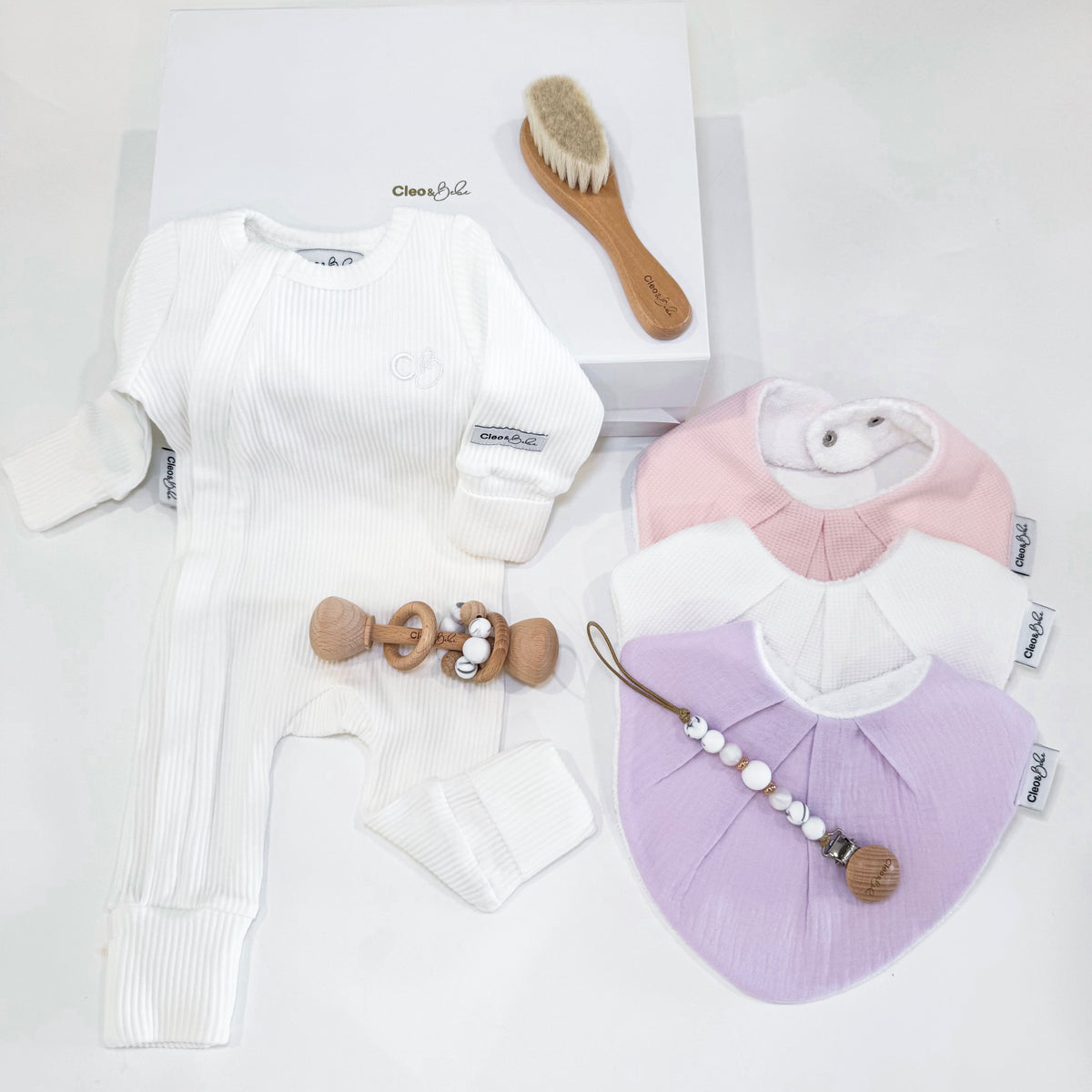 Baby Gift Box - Cozy Whites