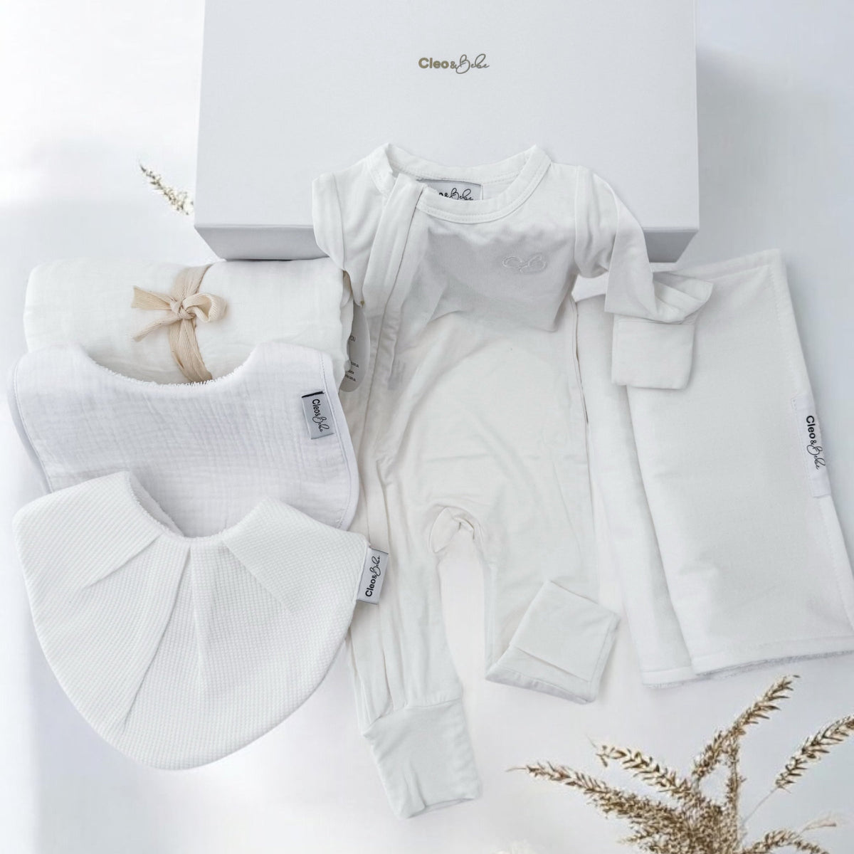 Essentials Baby Gift Box - White Rose